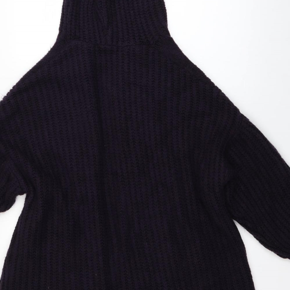 M&S  Womens Purple  Knit Cardigan Jumper Size M