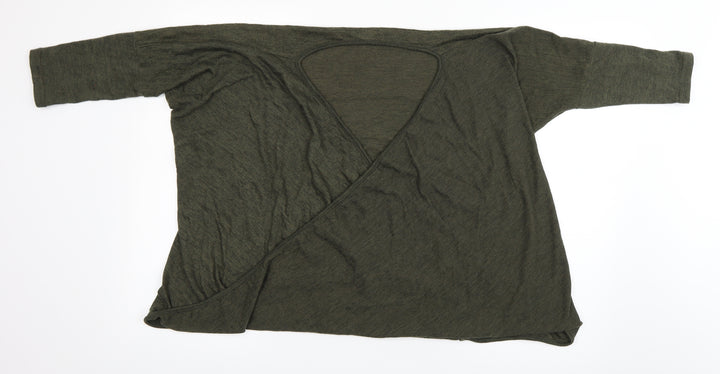 New Look Womens Brown Pullover Jumper Size 10 - Wrap