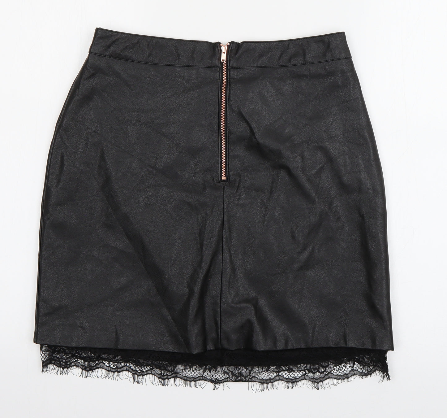 Missguided Womens Black   Straight & Pencil Skirt Size 10