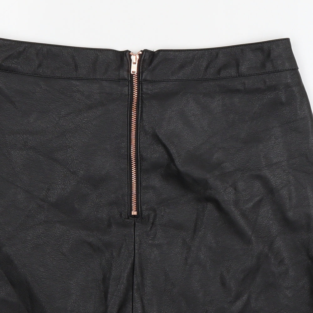 Missguided Womens Black   Straight & Pencil Skirt Size 10