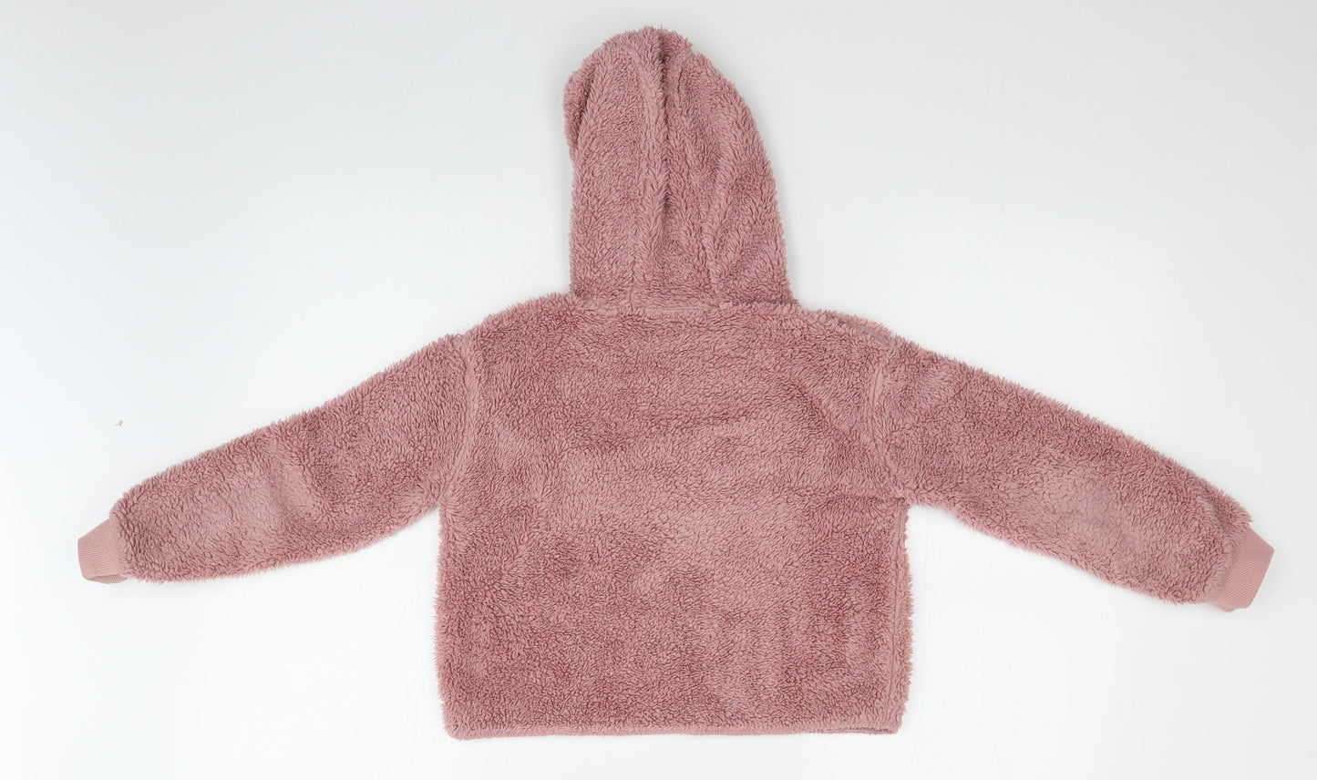 Primark Girls Grey   Pullover Hoodie Size 8-9 Years  - Fluffy