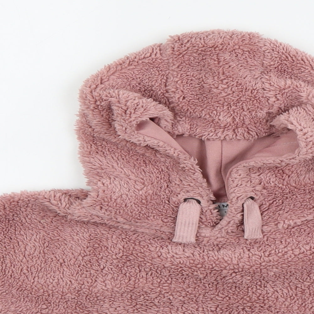 Primark Girls Grey   Pullover Hoodie Size 8-9 Years  - Fluffy