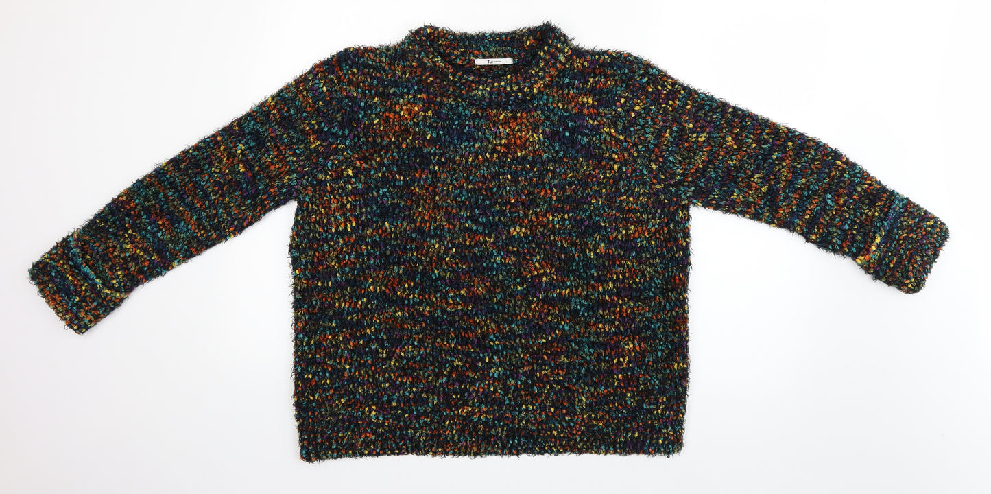 TU Womens Multicoloured   Pullover Jumper Size 14