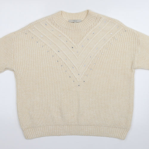 NEXT Womens Ivory   Pullover Jumper Size M