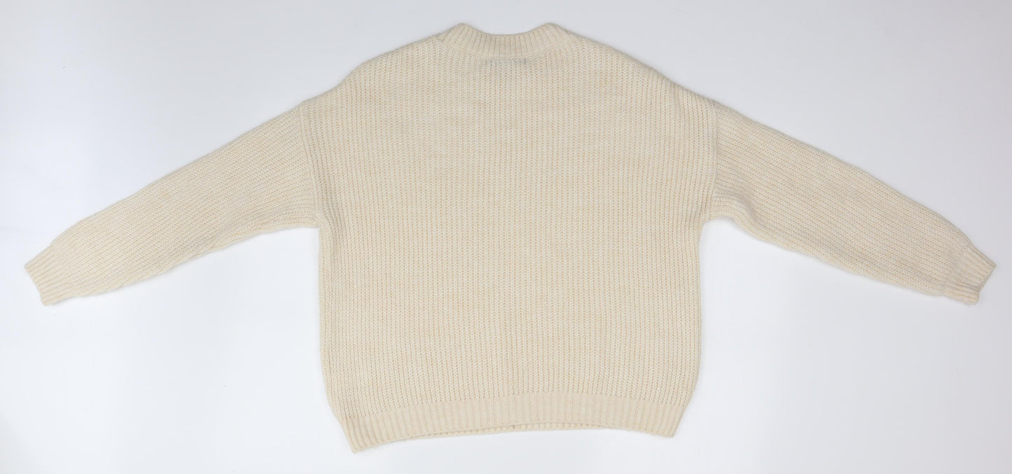 NEXT Womens Ivory   Pullover Jumper Size M