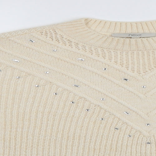 NEXT Womens Ivory   Pullover Jumper Size M