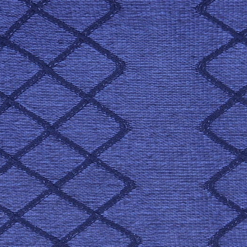 Lilyette Womens Blue Argyle/Diamond  Full Zip Jumper Size M