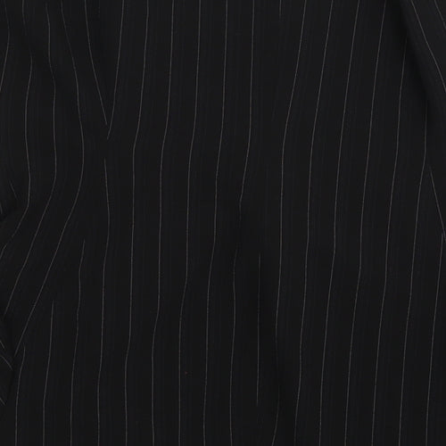 Dorothy Perkins Womens Black Striped  Jacket Blazer Size 10