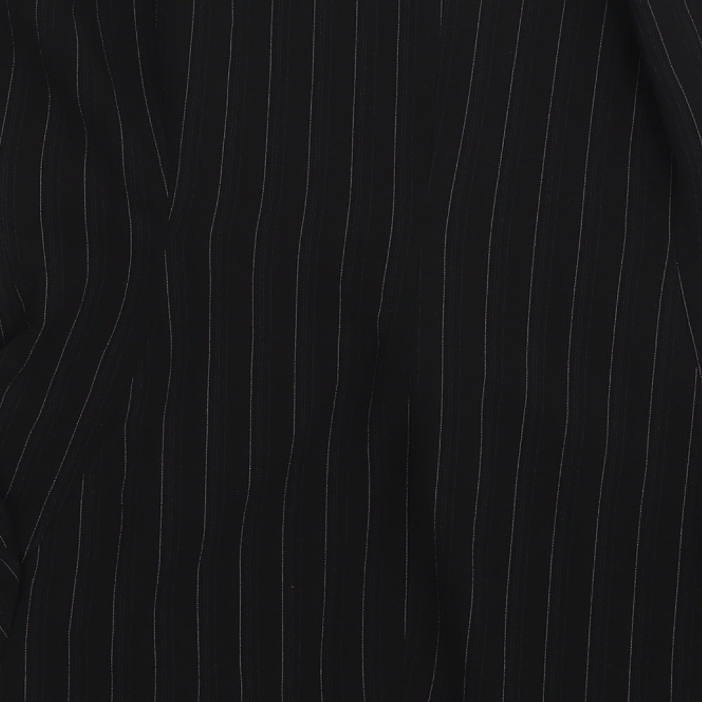 Dorothy Perkins Womens Black Striped  Jacket Blazer Size 10