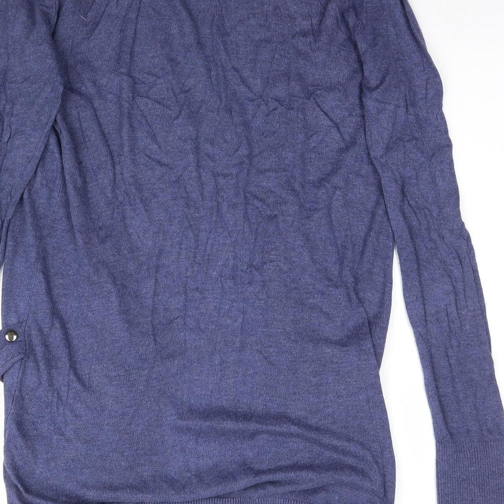 Atmosphere Womens Blue  Knit Cardigan Jumper Size 12