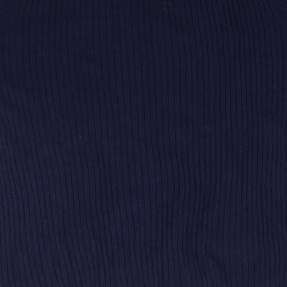 Bonmarché Womens Blue  Knit Basic T-Shirt Size XL