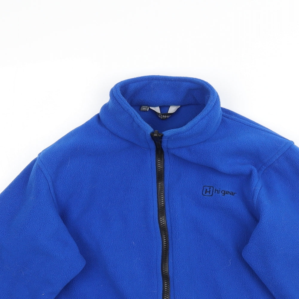 Hi Gear Boys Blue  Fleece Full Zip Sweatshirt Size 11-12 Years