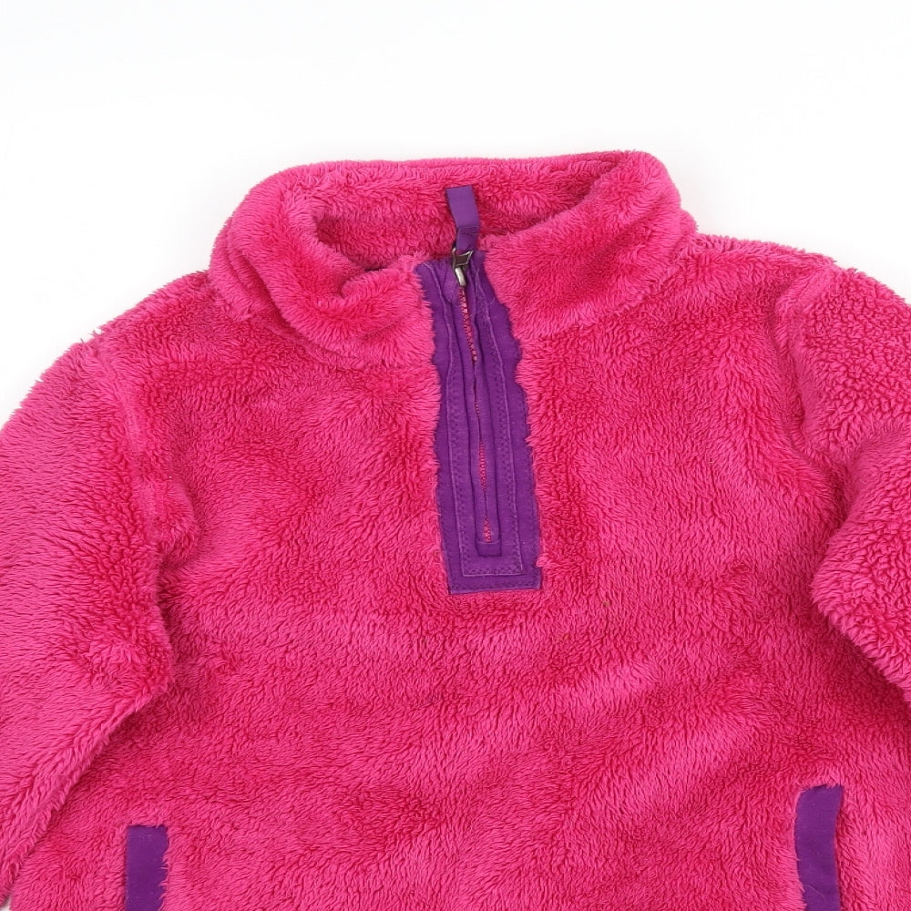 Karimor Girls Pink  Fleece Pullover Sweatshirt Size 11-12 Years