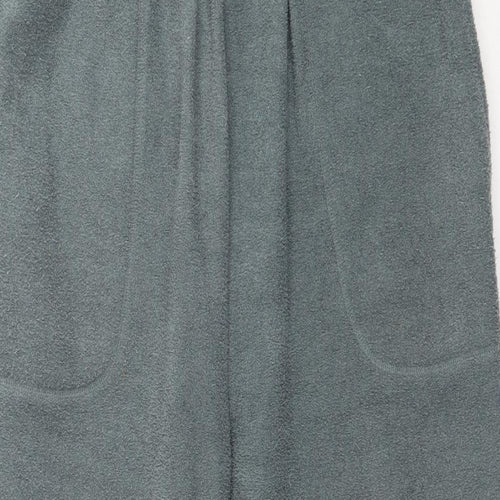 Bonmarché Womens Green   Cropped Trousers Size S L26 in - Fleece feel