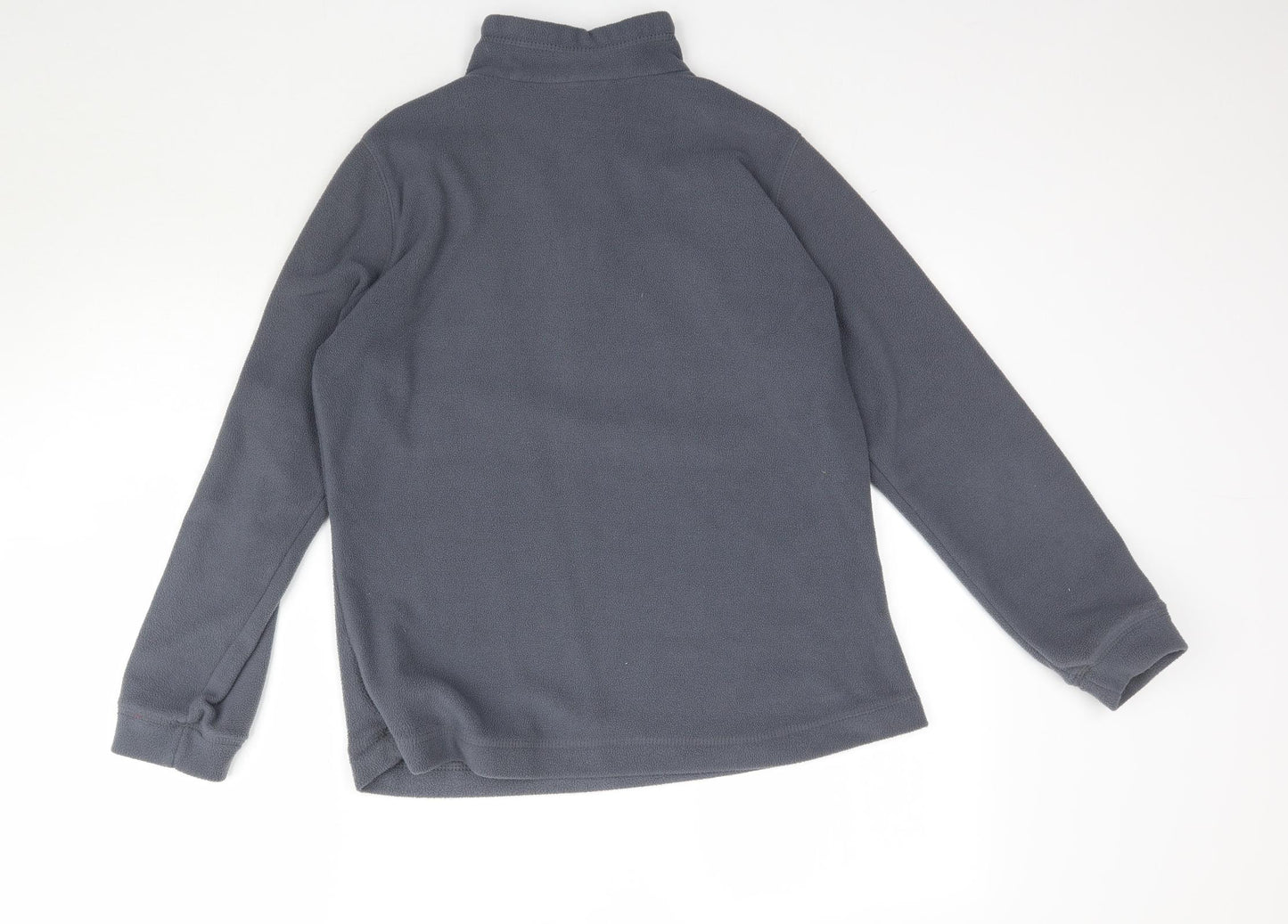 Miss Fiori Womens Grey  Fleece Pullover Sweatshirt Size 12