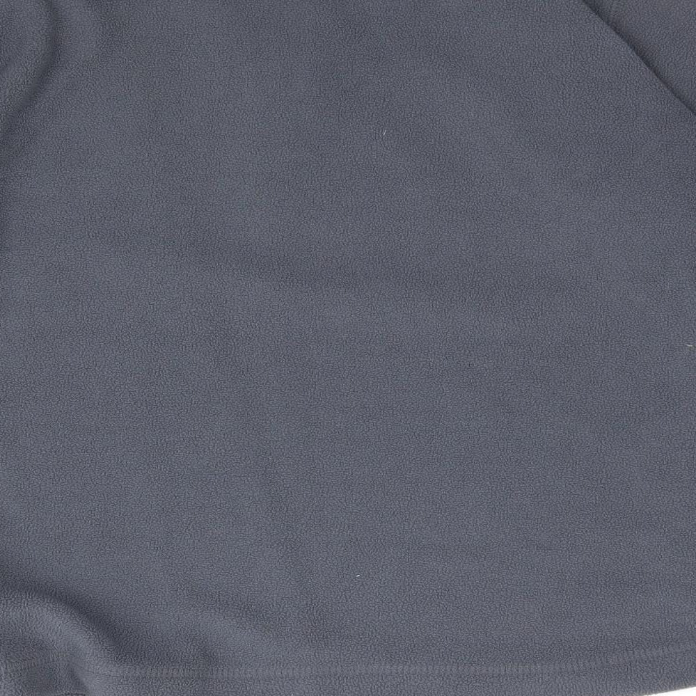 Miss Fiori Womens Grey  Fleece Pullover Sweatshirt Size 12