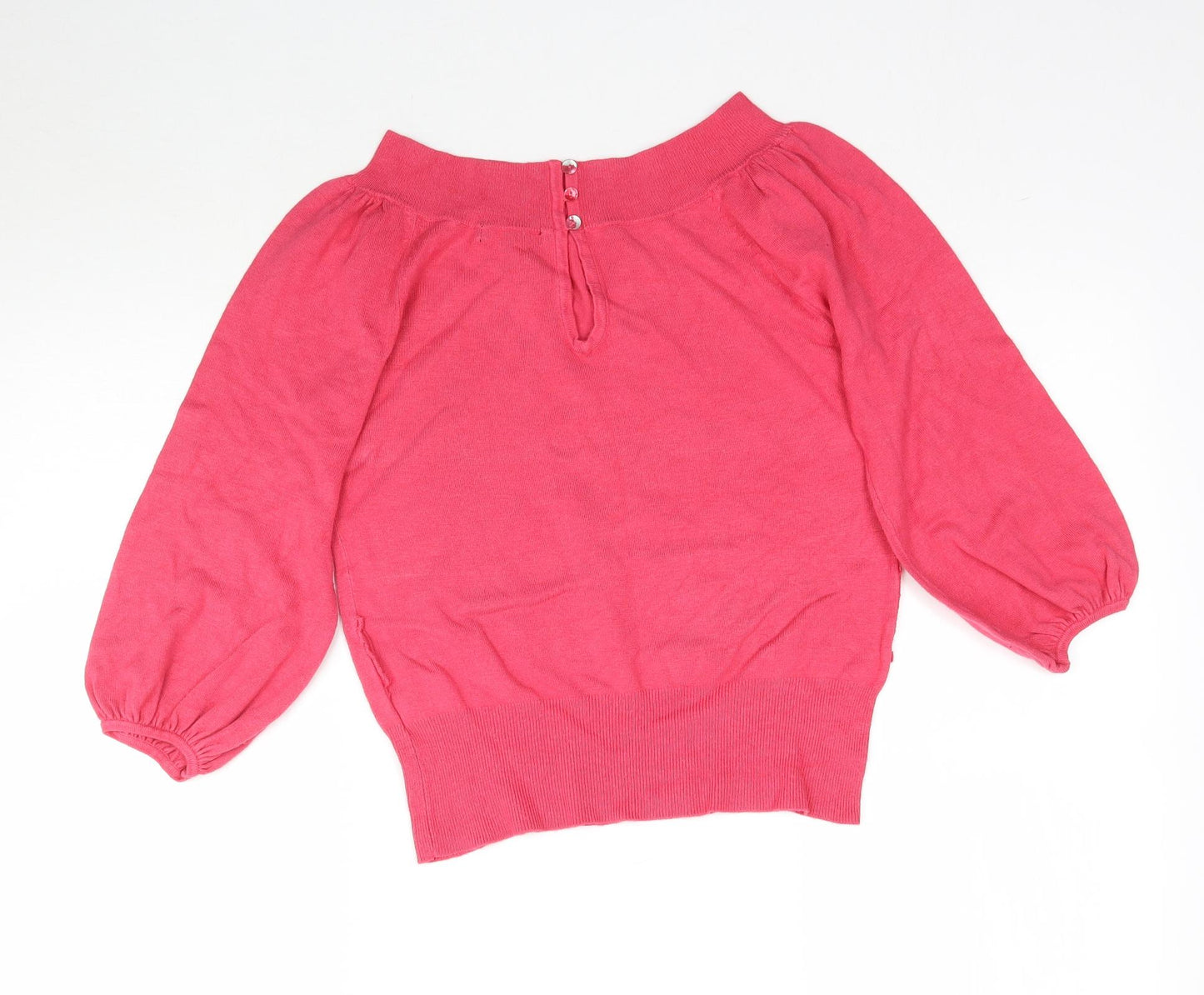 Atmosphere Womens Pink  Knit Basic Blouse Size 10