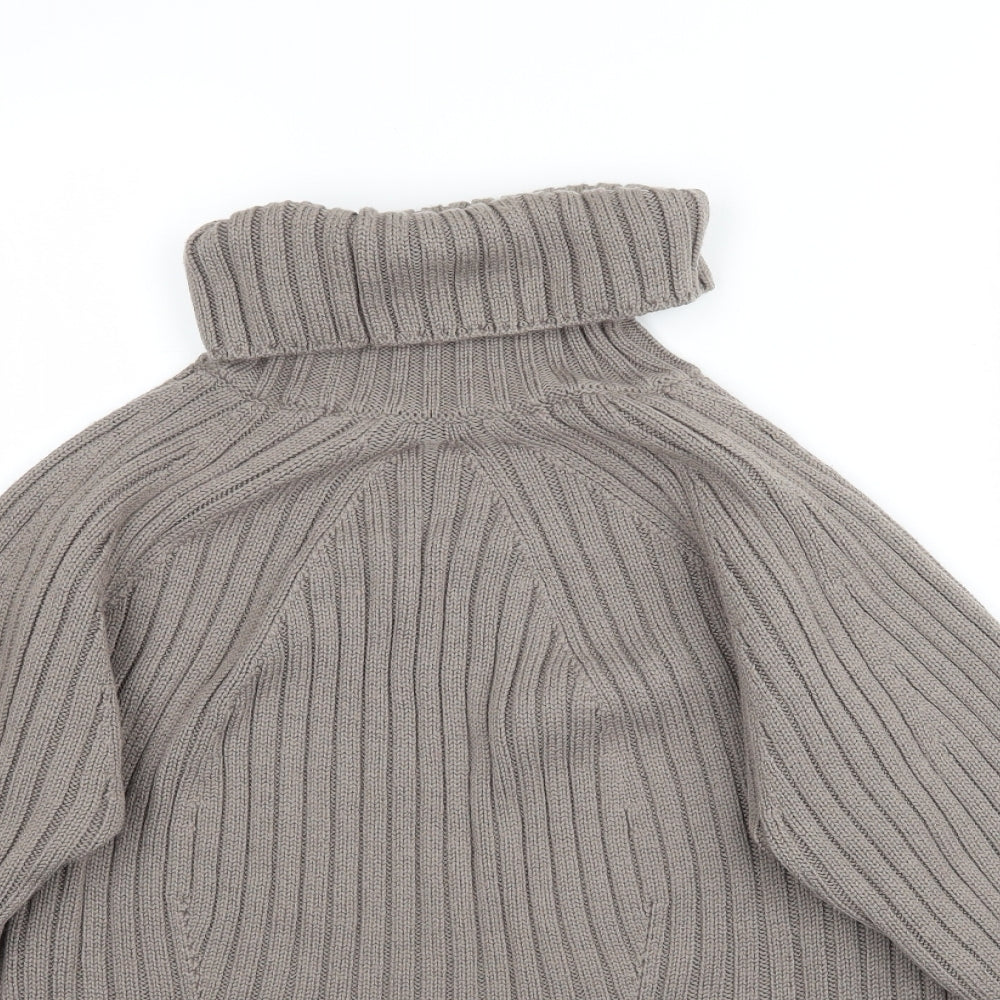 Marks and Spencer Womens Beige  Knit Pullover Jumper Size 14  - Ribbed