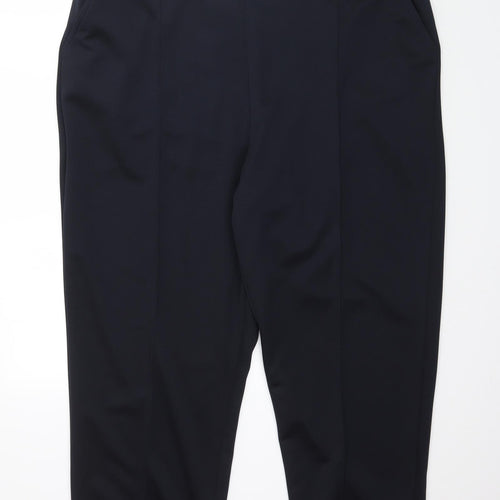 BM Womens Blue   Trousers  Size 22 L27 in
