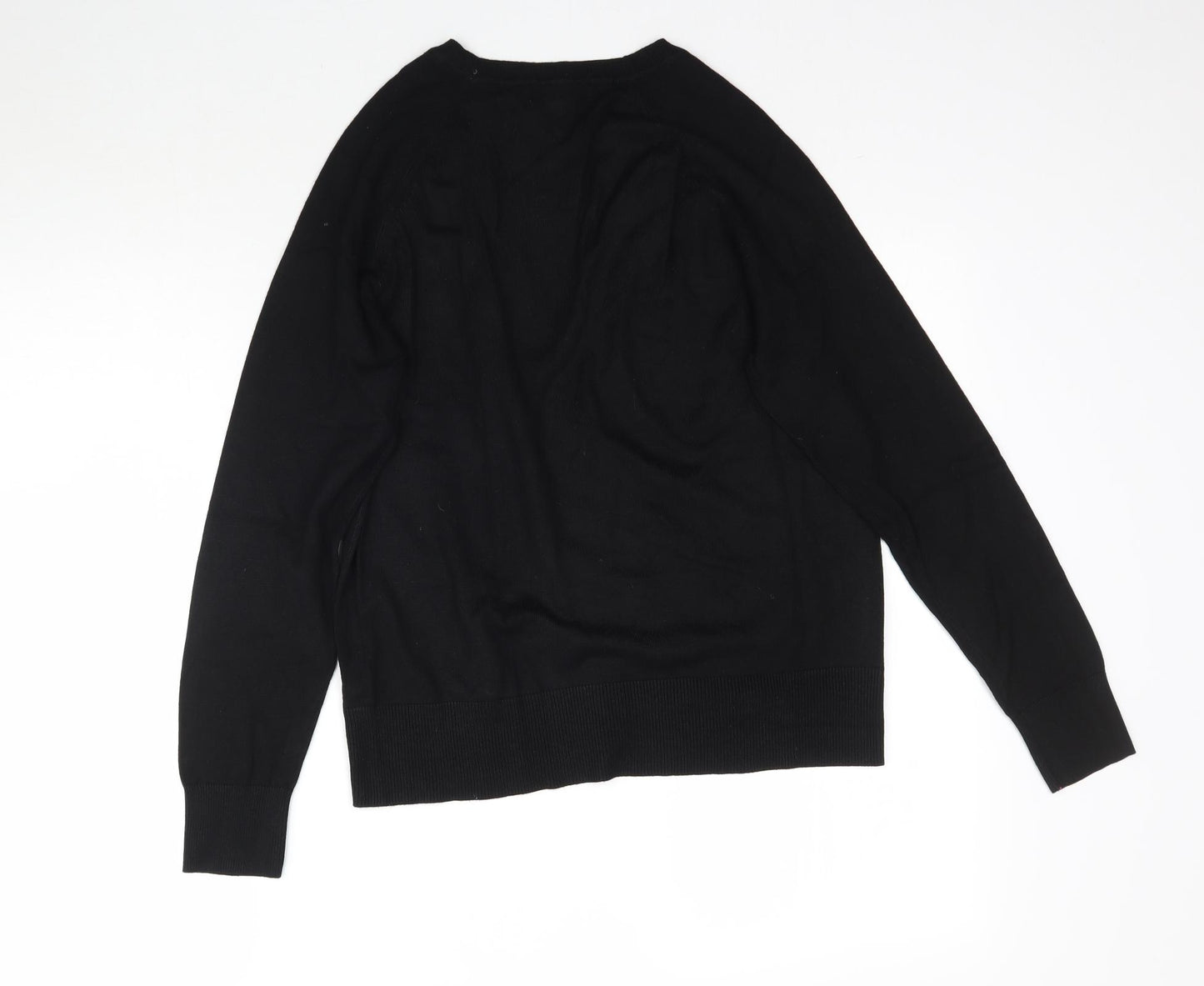 New Look Womens Black  Knit Cardigan Jumper Size 14