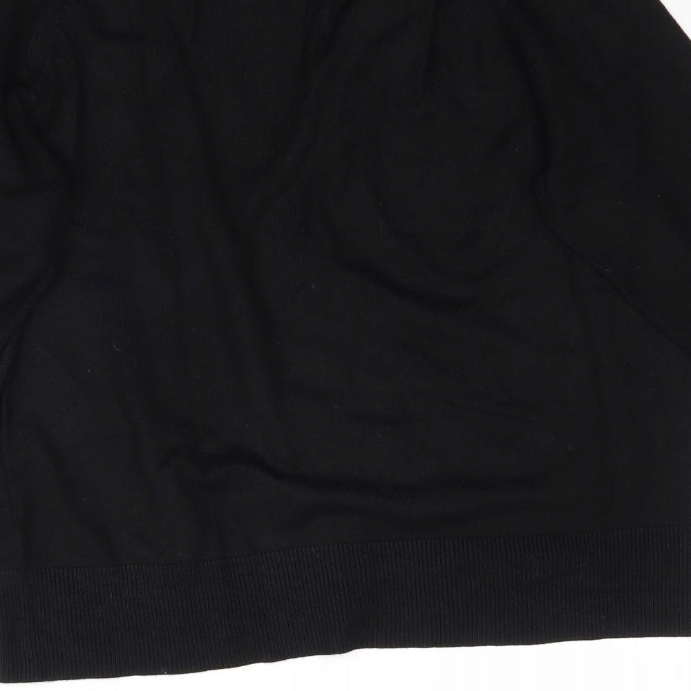 New Look Womens Black  Knit Cardigan Jumper Size 14
