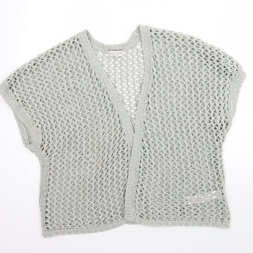 Marks and Spencer Womens Green  Knit Cardigan Jumper Size 16