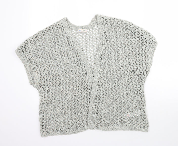 Marks and Spencer Womens Green  Knit Cardigan Jumper Size 16