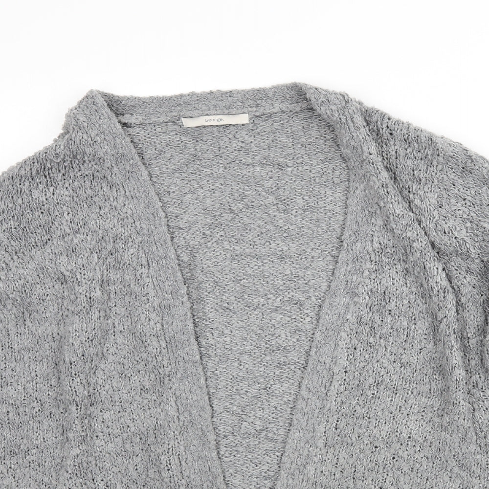 George Womens Grey  Knit Cardigan Jumper Size 20