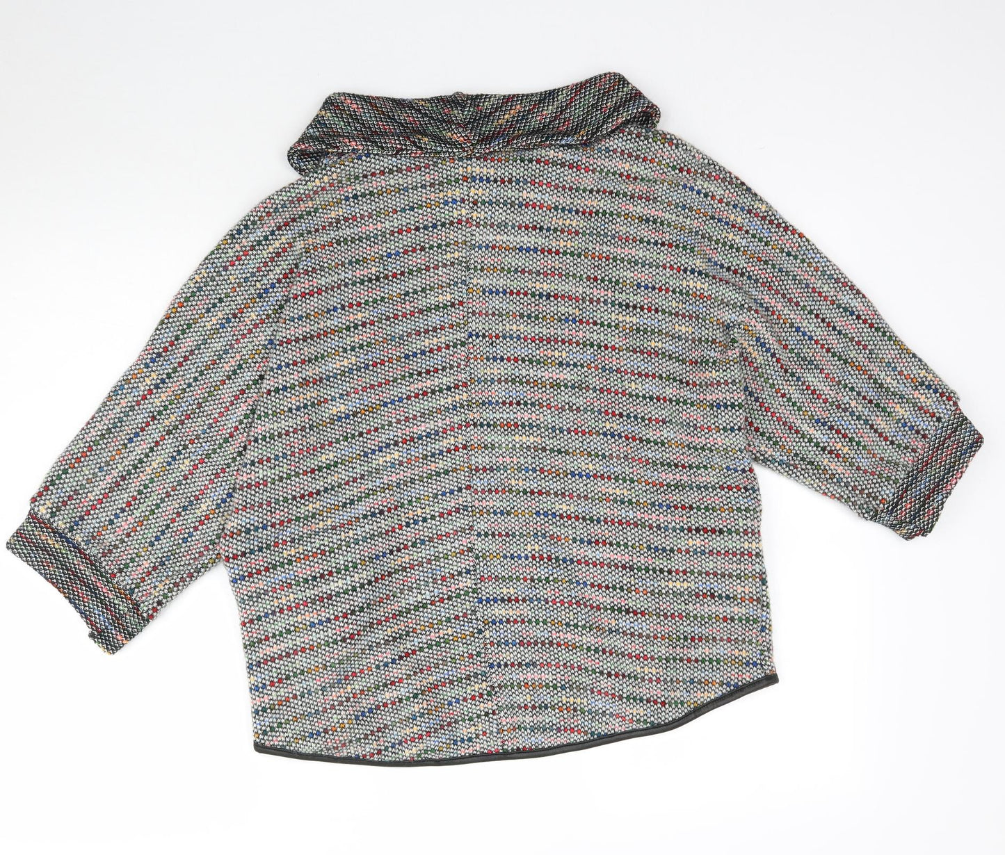 Preworn Womens Multicoloured Polka Dot Knit Pullover Jumper Size M