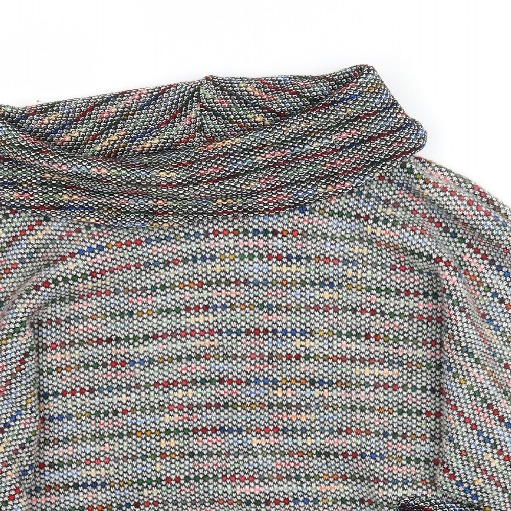 Preworn Womens Multicoloured Polka Dot Knit Pullover Jumper Size M