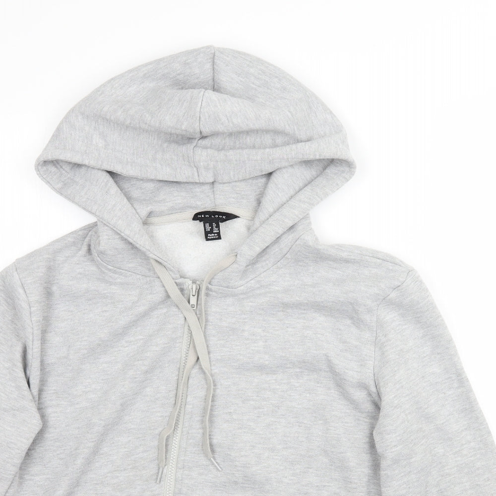 New Look Womens Grey   Full Zip Hoodie Size 16