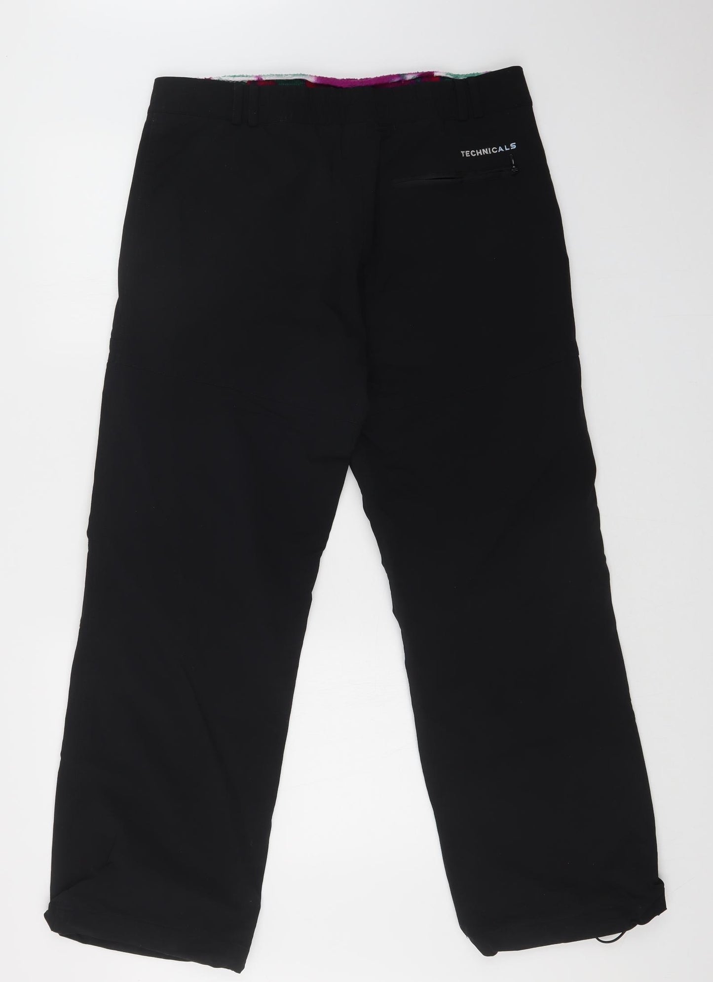 technicals Womens Black    Trousers Size 16 L29 in