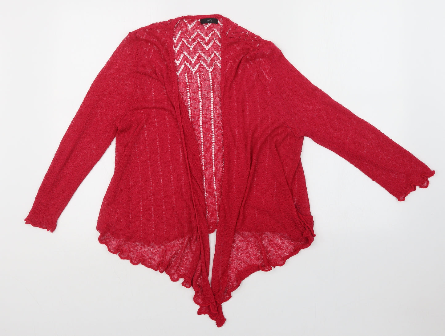 M&Co Womens Pink   Cardigan Jumper Size 14