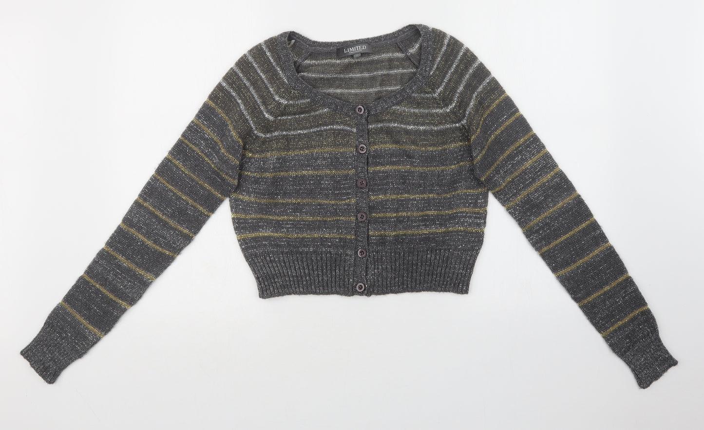 LIMITED COLLECTION Womens Multicoloured Striped  Cardigan Jumper Size 14