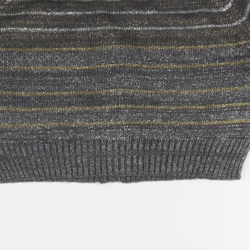 LIMITED COLLECTION Womens Multicoloured Striped  Cardigan Jumper Size 14
