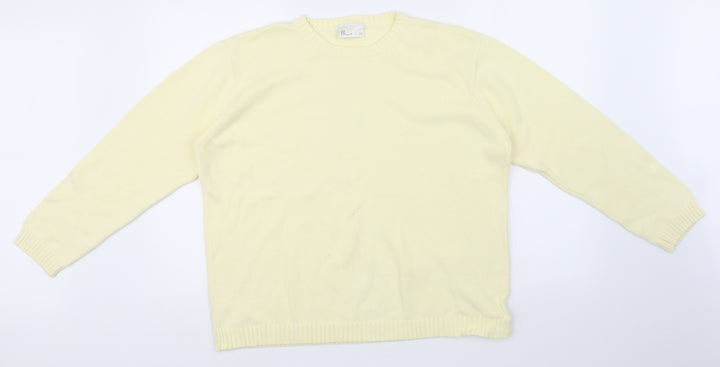 BHS Womens Yellow Pullover Sweatshirt Size 20