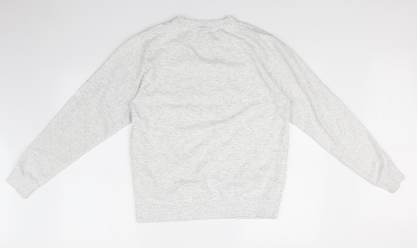 All We Do is Mens White   Pullover Sweatshirt Size M
