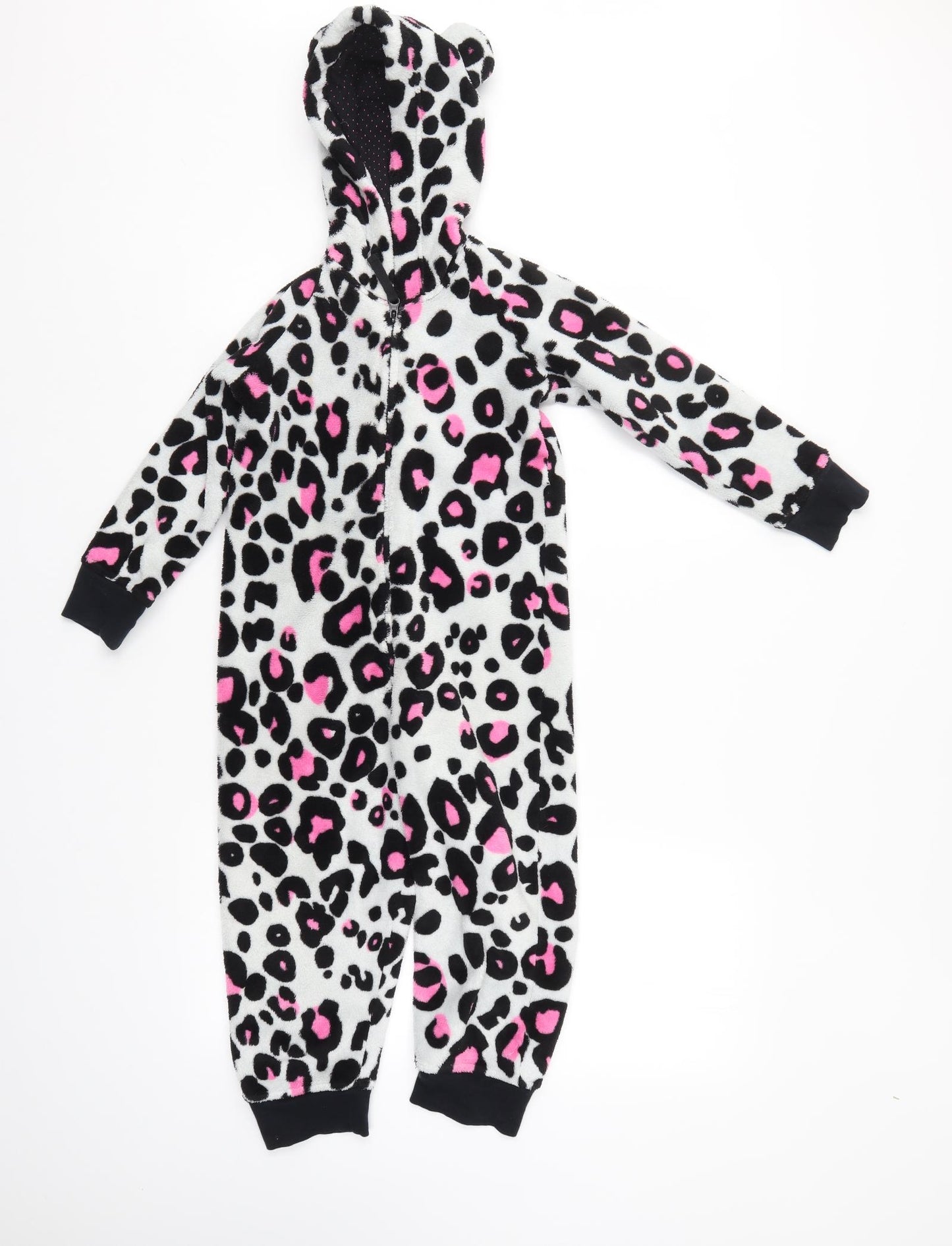 M&S Girls Multicoloured Animal Print   One Piece Size 5-6 Years