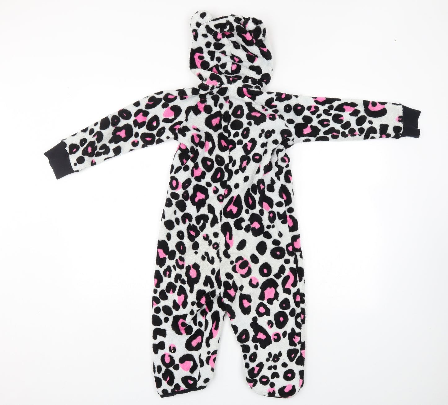 M&S Girls Multicoloured Animal Print   One Piece Size 5-6 Years