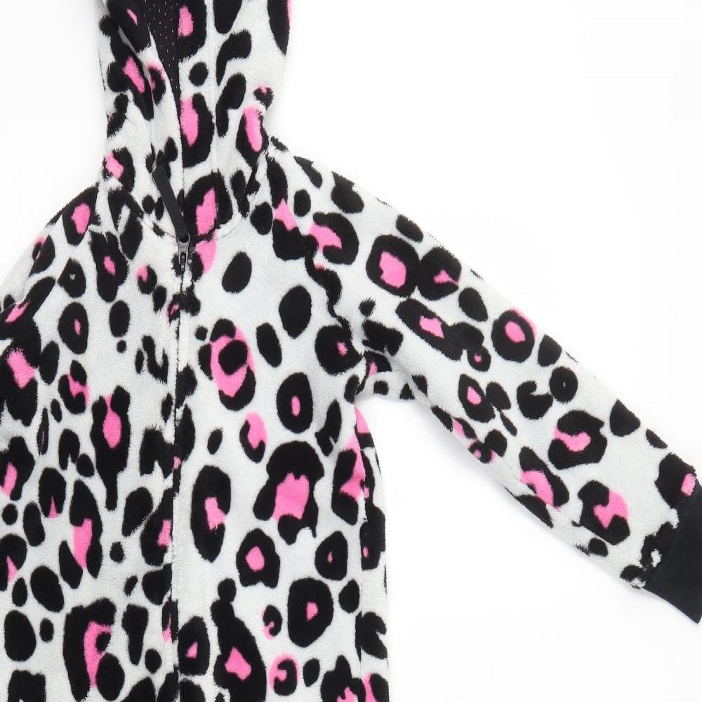 M&S Girls Multicoloured Animal Print   One Piece Size 5-6 Years