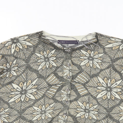 M&S Womens Multicoloured Floral  Shrug Jumper