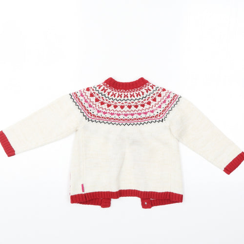 Nutmeg Girls Multicoloured   Cardigan Jumper Size 3-4 Years