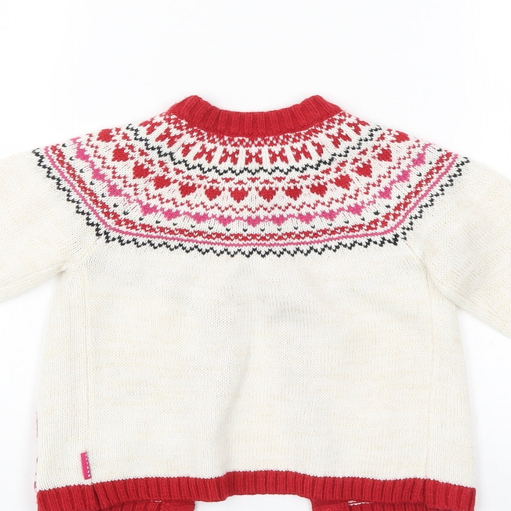 Nutmeg Girls Multicoloured   Cardigan Jumper Size 3-4 Years
