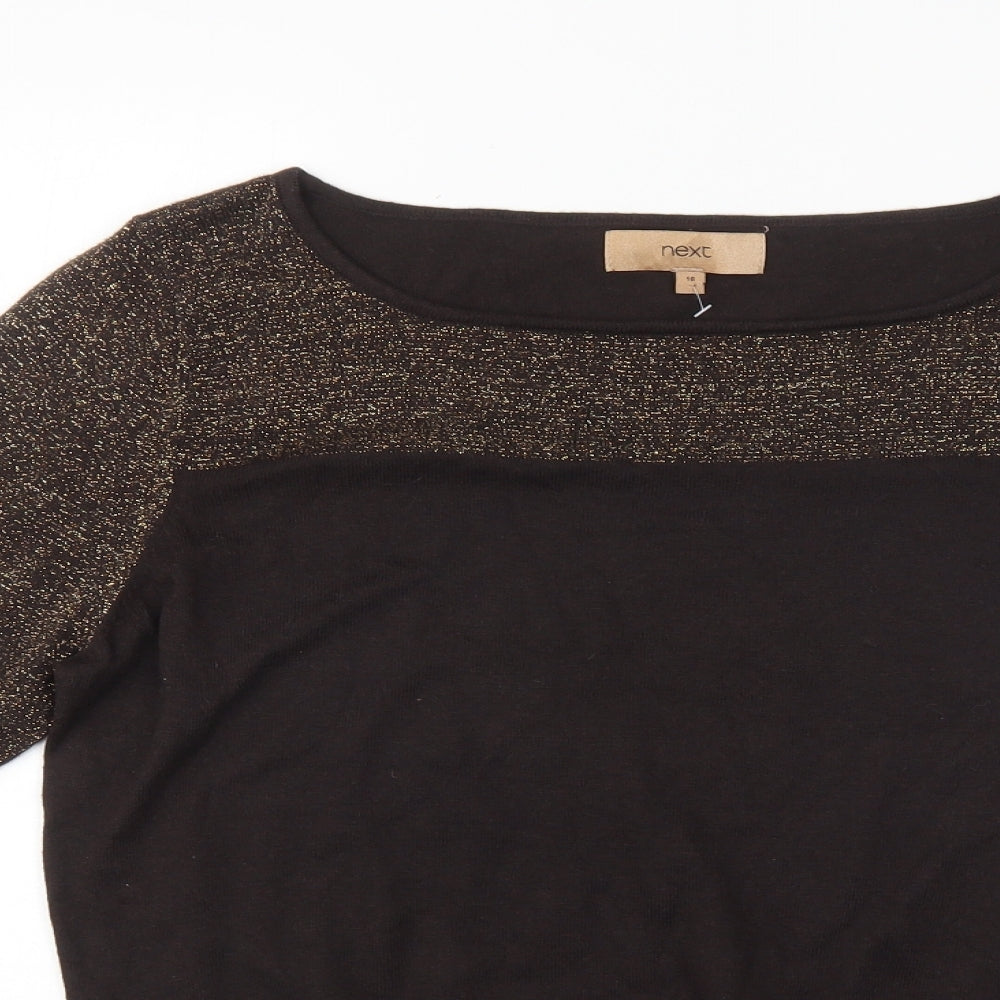 NEXT Womens Brown   Pullover Jumper Size 16