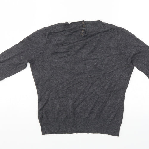 Zara Womens Grey   Pullover Jumper Size S