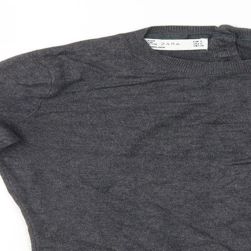 Zara Womens Grey   Pullover Jumper Size S