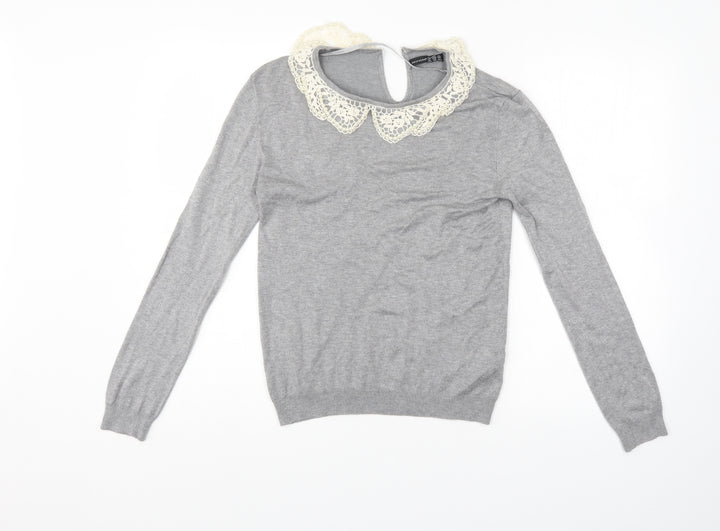 Atmosphere Womens Grey   Pullover Jumper Size 10