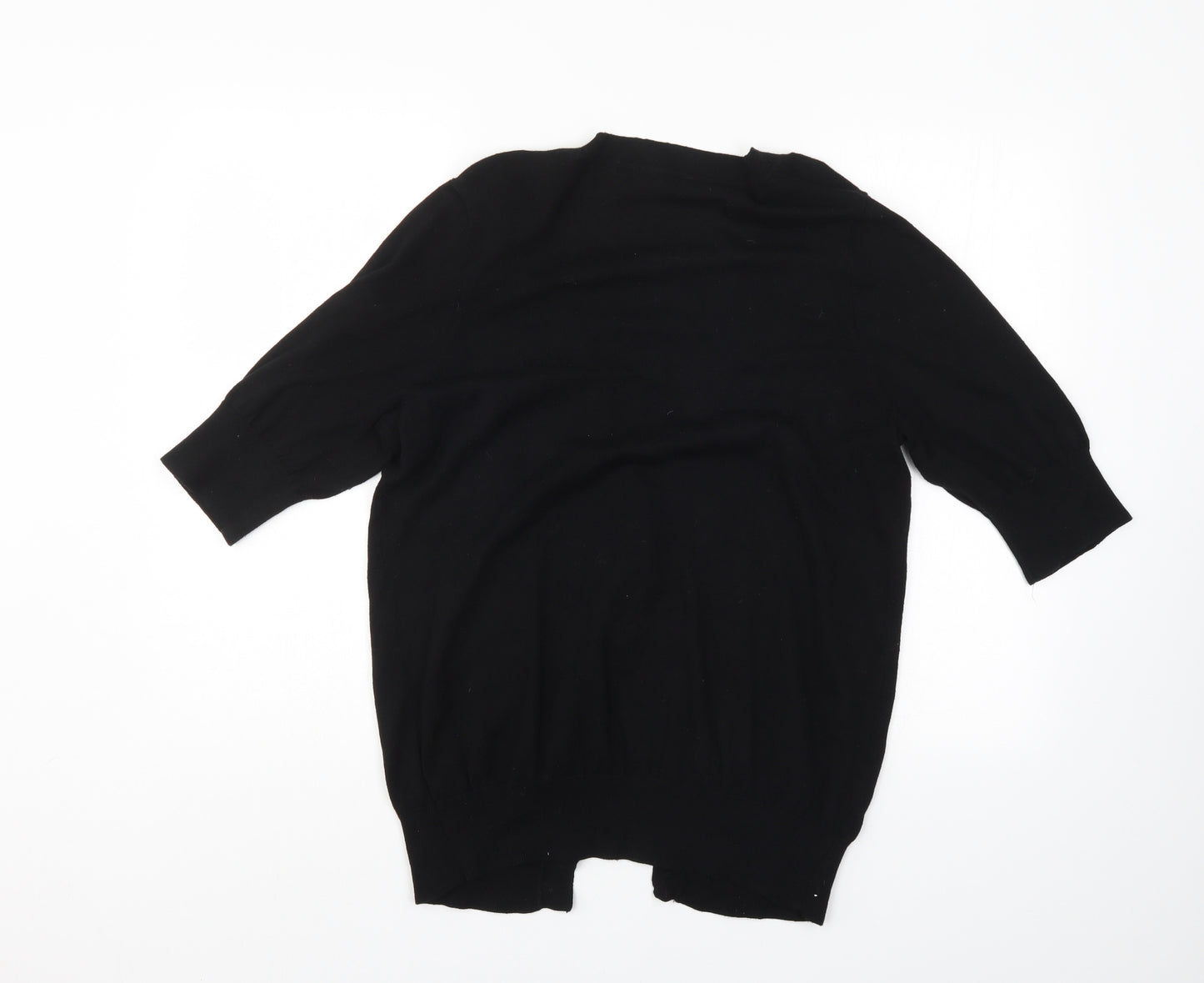 Evans Womens Black   Pullover Jumper Size 14