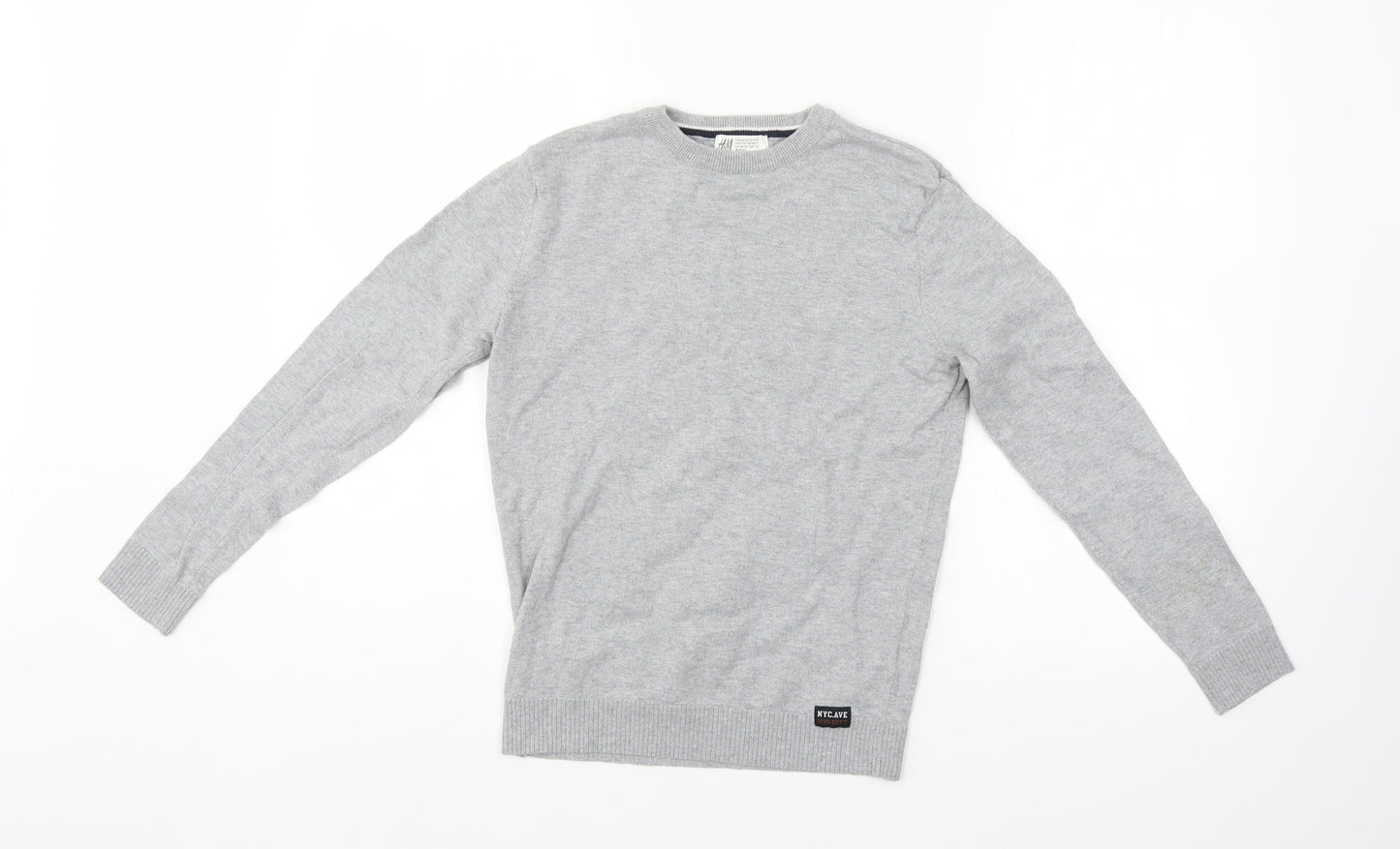 H&M Boys Grey   Pullover Jumper Size 10-11 Years