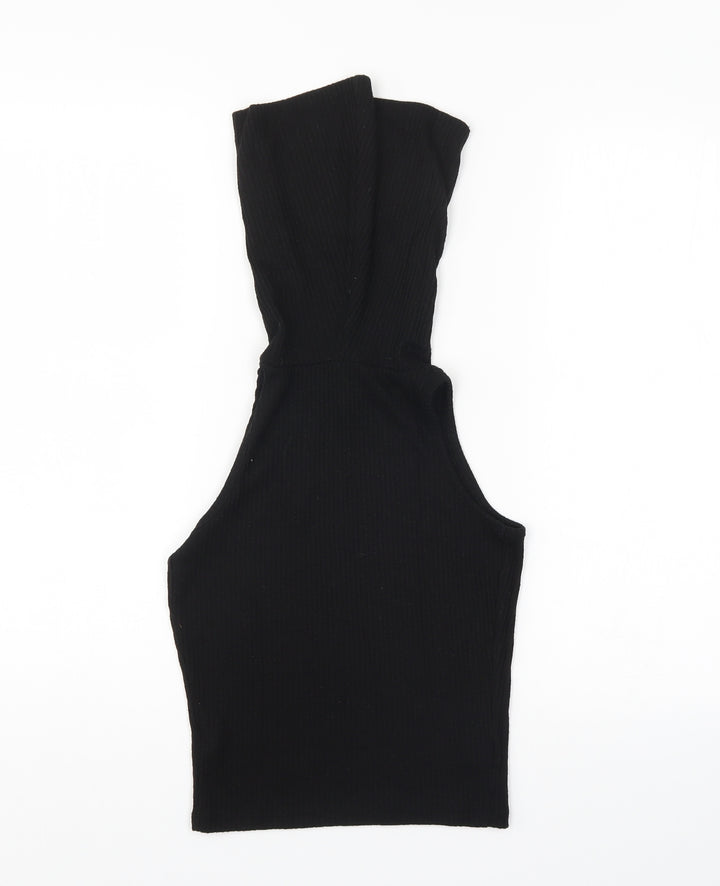 River Island Womens Black   Jersey Tank Size 6